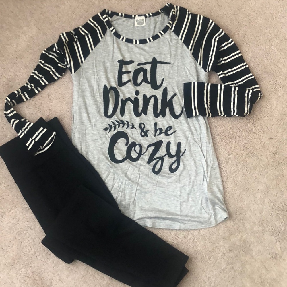 Woman’s warm lounge outfit